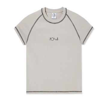 Polar Skate Co Baby Tee Script Logo Grey / Black